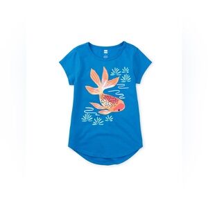 🔴 Tea Collection Coy Koi Fish Tunic Top